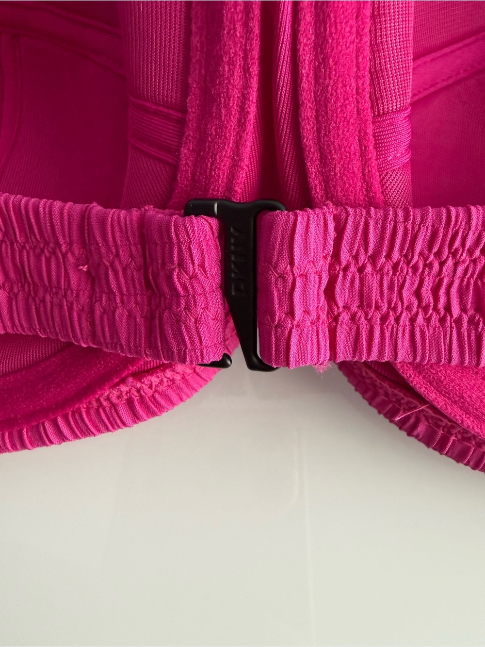 DKNY Women's Pink Textured Molded Balconette Bikini Top Size Large - Picture 7 of 9